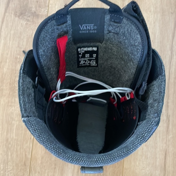 Vans Hi-Standard Pro Snowboard Boot - 2022 Gray Black - Excellent Condition - Picture 7 of 9